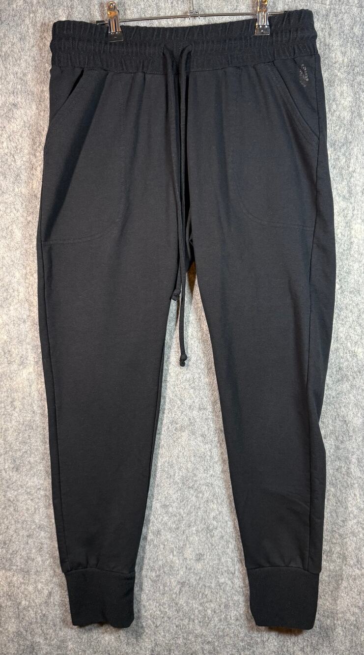 FP Free People Movement Womens Athleisure Black Medium Jogger Drawstring